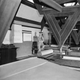 Wright at Taliesin studio in Spring Green, Wisconsin.